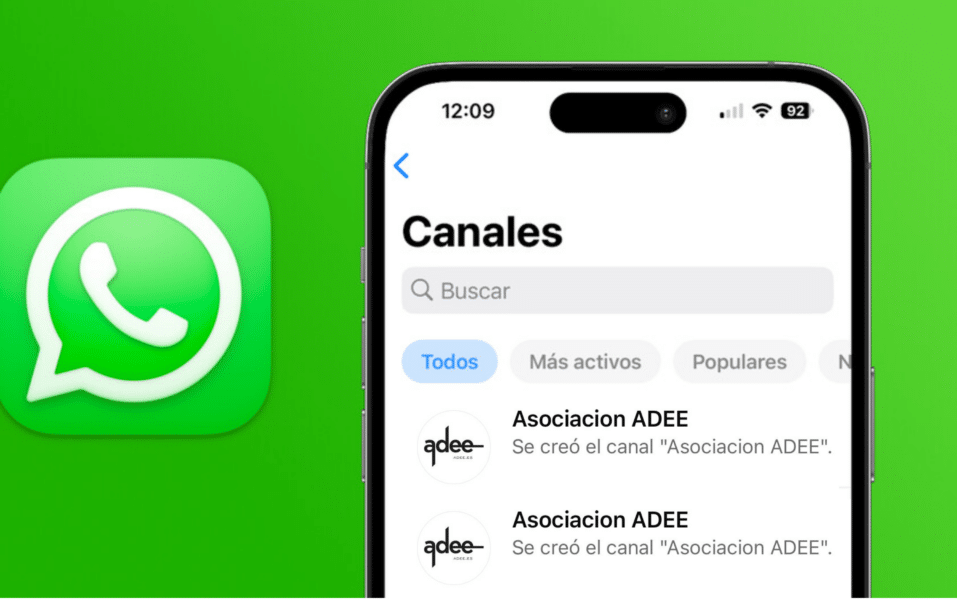 Anuncio del canal de WhatsApp de ADEE, Asociación de Personas con Acondroplasia y otras Displasias Esqueléticas con Enanismo